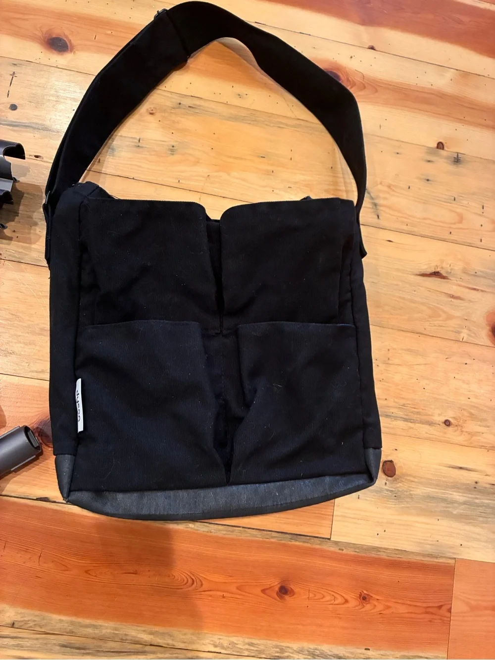 Dyson Black Carry Bag with Multiple Red-Accent Vacuum Accessories